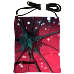 Coronavirus Corona Virus Shoulder Sling Bag by Cemarart