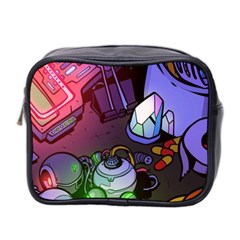 Graffiti Corazones Kingdom Saga Super Mini Toiletries Bag (two Sides) by Cemarart