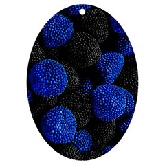 Raspberry One Edge UV Print Acrylic Ornament Oval