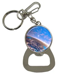 Earth Blue Galaxy Sky Space Bottle Opener Key Chain