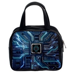 Circuit Board Motherboard Classic Handbag (two Sides)