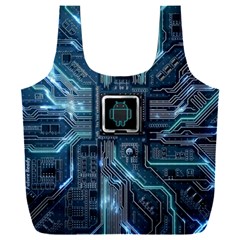 Circuit Board Motherboard Full Print Recycle Bag (xxxl) by Cemarart