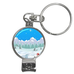 Snowman Orest Snowflakes Nail Clippers Key Chain by Hannah976