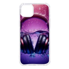 Headphones Sound Audio Music Radio Iphone 14 Plus Tpu Uv Print Case by Hannah976