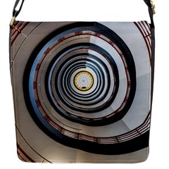 Spiral Staircase Stairs Stairwell Flap Closure Messenger Bag (s) by Hannah976