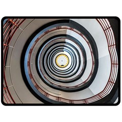 Spiral Staircase Stairs Stairwell Two Sides Fleece Blanket (large) by Hannah976