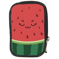 Watermelon Lock Love Compact Camera Leather Case