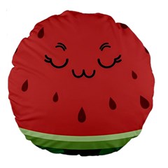 Watermelon Lock Love Large 18  Premium Round Cushions