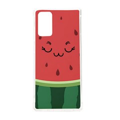 Watermelon Lock Love Samsung Galaxy Note 20 Tpu Uv Case by Cemarart