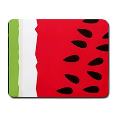 Watermelon Black Green Melon Red Small Mousepad