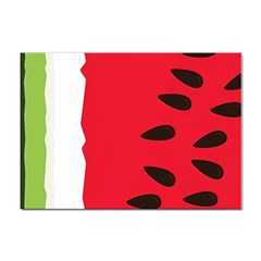 Watermelon Black Green Melon Red Sticker A4 (10 pack)