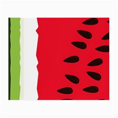 Watermelon Black Green Melon Red Small Glasses Cloth