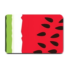 Watermelon Black Green Melon Red Small Doormat