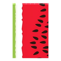 Watermelon Black Green Melon Red Shower Curtain 48  x 72  (Small) 