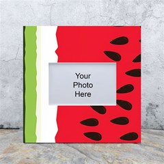 Watermelon Black Green Melon Red White Box Photo Frame 4  x 6 