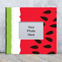 Watermelon Black Green Melon Red White Wall Photo Frame 5  x 7 