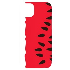 Watermelon Black Green Melon Red iPhone 14 Plus Black UV Print Case