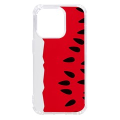 Watermelon Black Green Melon Red iPhone 14 Pro TPU UV Print Case