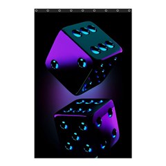3d Love Ludo Game Shower Curtain 48  X 72  (small) 