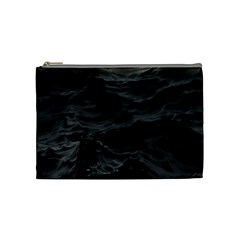 Black Sea Minimalist Dark Aesthetics Vaporwave Cosmetic Bag (medium)