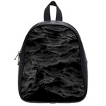 Black Sea Minimalist Dark Aesthetics Vaporwave School Bag (Small) Front