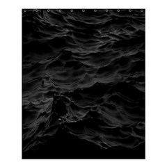 Black Sea Minimalist Dark Aesthetics Vaporwave Shower Curtain 60  X 72  (medium) 