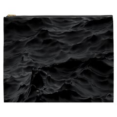 Black Sea Minimalist Dark Aesthetics Vaporwave Cosmetic Bag (xxxl)