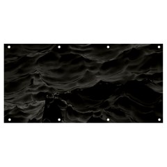 Black Sea Minimalist Dark Aesthetics Vaporwave Banner And Sign 8  X 4  by Cemarart