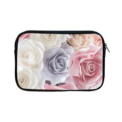 Pastel Rose Flower Blue Pink White Apple Ipad Mini Zipper Cases