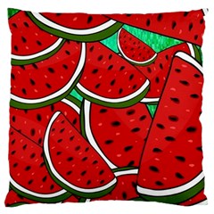 Summer Watermelon Fruit Large Cushion Case (two Sides)