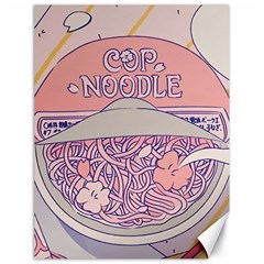 Ramen Kawaii Aesthetic Pink Canvas 18  X 24 