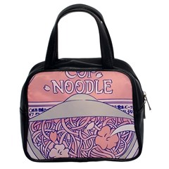 Ramen Kawaii Aesthetic Pink Classic Handbag (two Sides)