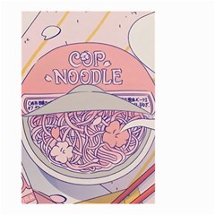 Ramen Kawaii Aesthetic Pink Small Garden Flag (two Sides)