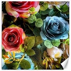 Flower Roses Canvas 12  X 12 