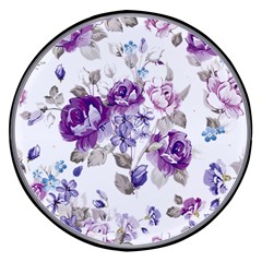 Flower-floral-design-paper-pattern-purple-watercolor-flowers-vector-material-90d2d381fc90ea7e9bf8355 Wireless Fast Charger(black)