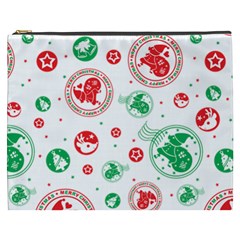 Christmas-texture-mapping-pattern-christmas-pattern-1bb24435f024a2a0b338c323e4cb4c29 Cosmetic Bag (xxxl) by saad11