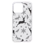 Gray-christmas-element-background-f4f0c9d44b5bbf0cb59e1f7f8d159344 iPhone 14 Pro Max TPU UV Print Case Front