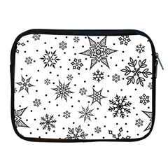 Snowflake-icon-vector-christmas-seamless-background-531ed32d02319f9f1bce1dc6587194eb Apple Ipad 2/3/4 Zipper Cases by saad11