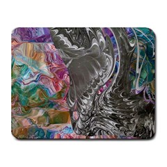 Wing on abstract delta Small Mousepad