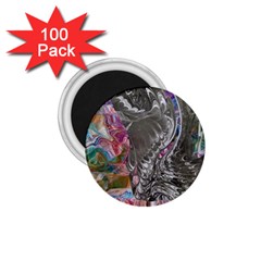 Wing on abstract delta 1.75  Magnets (100 pack) 