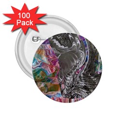 Wing on abstract delta 2.25  Buttons (100 pack) 