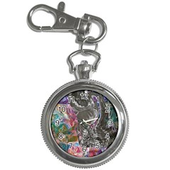 Wing on abstract delta Key Chain Watches