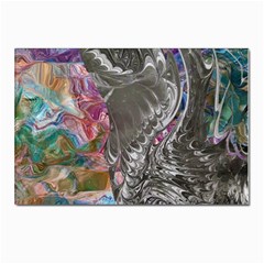 Wing on abstract delta Postcards 5  x 7  (Pkg of 10)