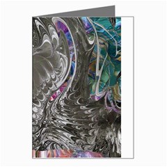 Wing on abstract delta Greeting Card