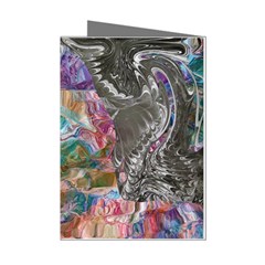 Wing on abstract delta Mini Greeting Cards (Pkg of 8)