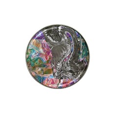 Wing on abstract delta Hat Clip Ball Marker
