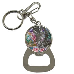 Wing on abstract delta Bottle Opener Key Chain