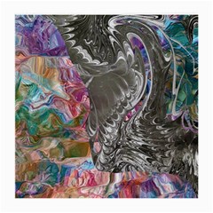 Wing On Abstract Delta Medium Glasses Cloth by kaleidomarblingart