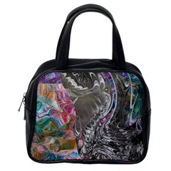 Wing on abstract delta Classic Handbag (One Side)