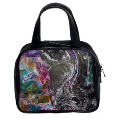 Wing on abstract delta Classic Handbag (Two Sides)